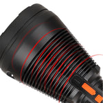 CRONY W5118 8000MA High-intensity flashlight 1800LM 18650 8000MAH TYPE-C rechargeable - Edragonmall.com