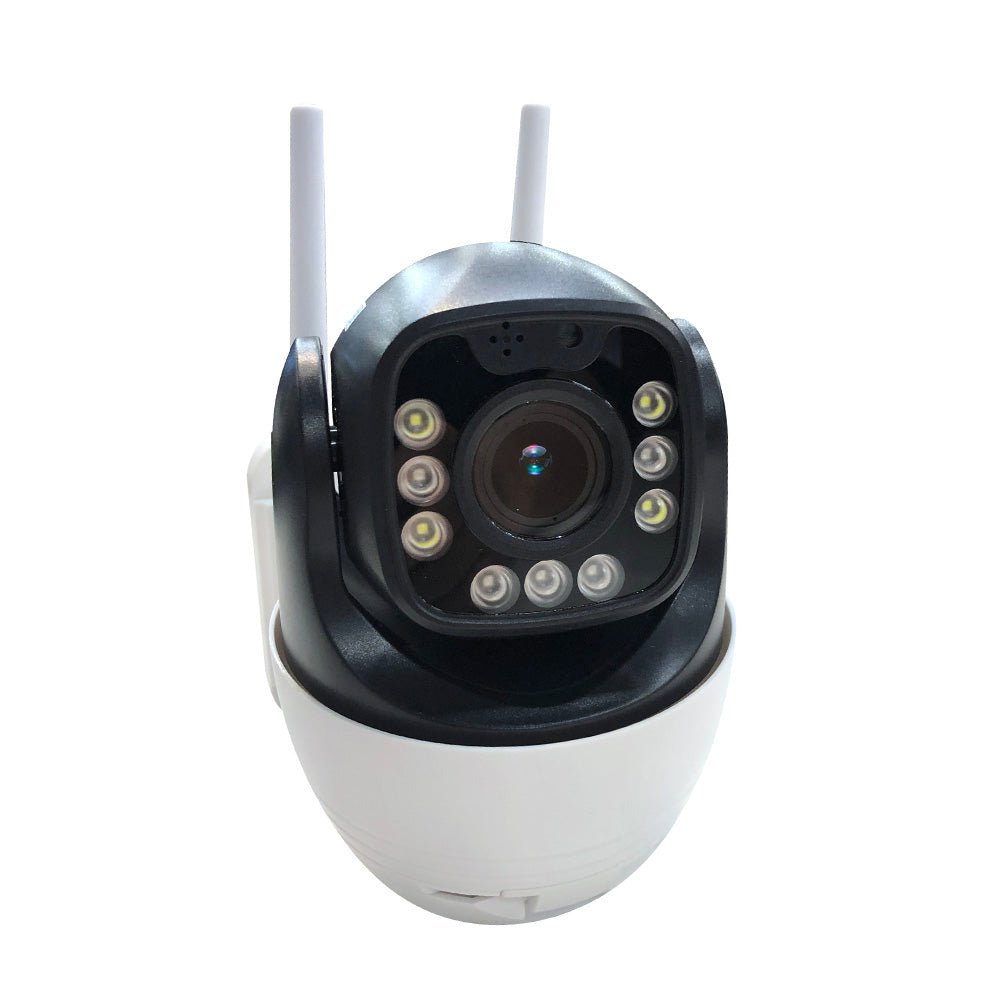 CRONY WIFI ball machines 5X Camera 5X Zoom 100ft Night Vision Automatic Tracking 2-Way Audio IP65 Waterproof SD Card Recording - Edragonmall.com