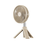 CRONY WT-RD09 Telescopic Outdoor Fan With LED lighting Tripod Household Retractable Fan USB Rechargeable Outdoor Camping Multifunctional Fan - Edragonmall.com