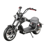 CRONY X1 Harley Electrocar car With BT Speaker 65KM/H Electrocar car Citycoco Fat Tire Electric motorcycle | Black spider - Edragonmall.com
