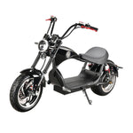 CRONY X1 Harley Electrocar car With BT Speaker 65KM/H Electrocar car Citycoco Fat Tire Electric motorcycle | Black2 - Edragonmall.com