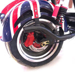 CRONY X1 Harley Electrocar car With BT Speaker 65KM/H Electrocar car Citycoco Fat Tire Electric motorcycle | Green - Edragonmall.com