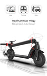 CRONY X7 Electric Kick Scooter Max speed 38KM Replaceable battery capacity Easy Foldable 8.5 inch | Black - Edragonmall.com