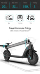 CRONY X7 Electric Kick Scooter Max speed 38KM Replaceable battery capacity Easy Foldable 8.5 inch | Silver - Edragonmall.com
