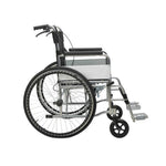 CRONY XT-T-007 Hand-pushed wheelchair With toilet Convenient four-brake wheelchair, multifunctional folding wheelchair - Edragonmall.com