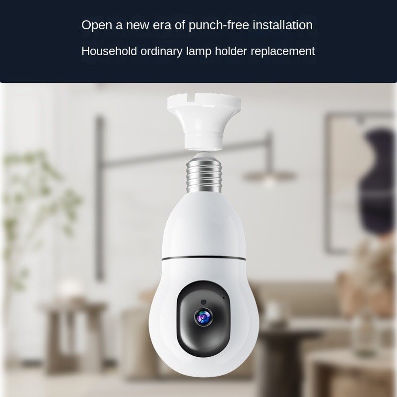 CRONY Y25-1080P light bulb IP Camera dual frequency 2.4g 5g network two-way voice automatic tracking - Edragonmall.com