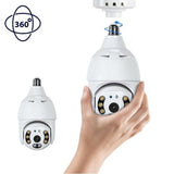 CRONY Y28-1080P light bulb IP Camera Smart wireless WIFI panoramic camera home HD night vision 2 million security monitoring - Edragonmall.com