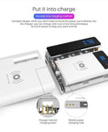 CRONY YC-008 USB Charger Dual Port Power Bank QC 3.0 Quick Charger Wireless charger Portable Adapter Power Hub for Mobile phone Tablet PC - Edragonmall.com