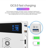 CRONY YC-008 USB Charger Dual Port Power Bank QC 3.0 Quick Charger Wireless charger Portable Adapter Power Hub for Mobile phone Tablet PC - Edragonmall.com
