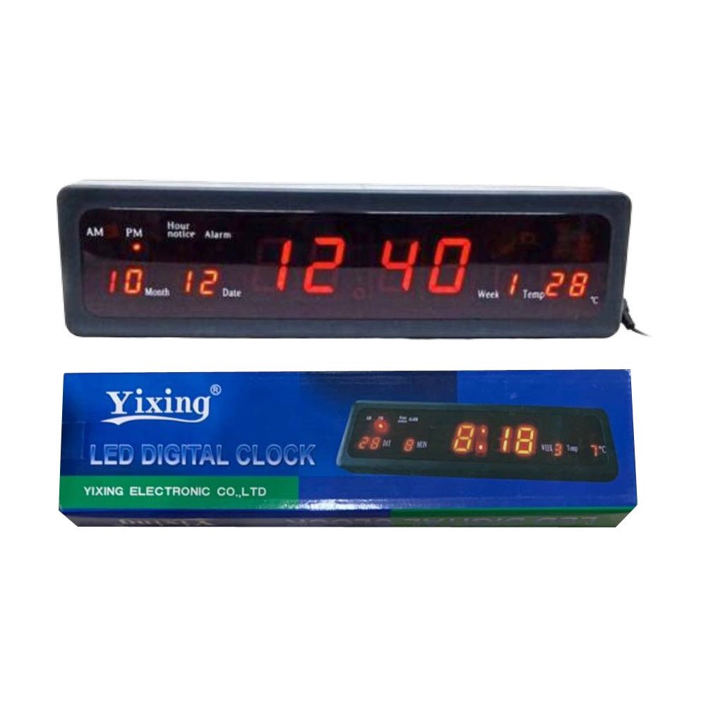 Crony YX-118 Digital Clock Digital LED Clock Wall Clock Office Clock - Edragonmall.com