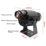 CRONY100W 4 pattern switching with motor logo lamp LED HD Projection Advertising DIY LOGO Custom Lmage Projector Lamp LED display - Edragonmall.com