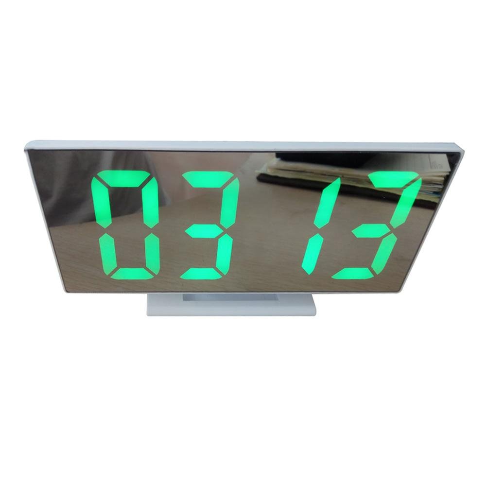 Digital LED Alarm USB Clock Shows Date And Temperature Clock DS-3618L - Edragonmall.com