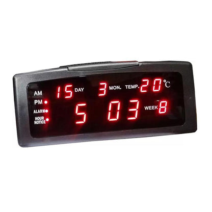 Digital LED Table Clock Wall Clock Office Clock Shows Time, Date, Day, Temperature -ZXTL-13A clock - Edragonmall.com