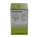 E27 3w Smart Voice Control Led Bulb-warm White Light White - Edragonmall.com