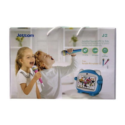 Jettom baby learn machine with two microphone and SIM card | Blue - Edragonmall.com