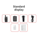JJCC 3W JC-599P UHF A key to copy walkie-talkie 136 174MHz 400 480 MHz 5km wireless Walkie talkie two ways radio 2pcs/boxes - Edragonmall.com