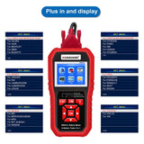 KONNWEI KW880 Battery Tester Car OBDII Battery Match Reset Tool OBDII Diagnostic Fault Scanner For 6V-12V Auto Motorcycle - Edragonmall.com
