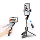 L08 Cradle head selfie stand Anti-Shake for iOS and Android | White - Edragonmall.com