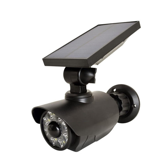 New LED Solar false monitoring Household Outdoor Solar Light Fake Security Camera Spotlight - Edragonmall.com