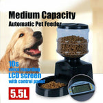 Pet Feeder -17 Automatic Pet Feeder Programmable Food Dispenser for Medium / Small Pet Puppy / Kitten - Edragonmall.com