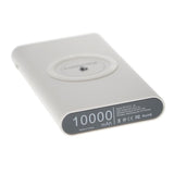 Qi Wireless Charger Power Bank for Samsung Phones 10000mAh - White - Edragonmall.com