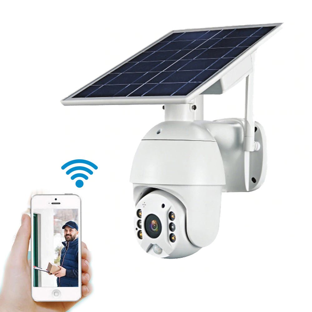 Solar powered outdoor cheap surveillance cameras