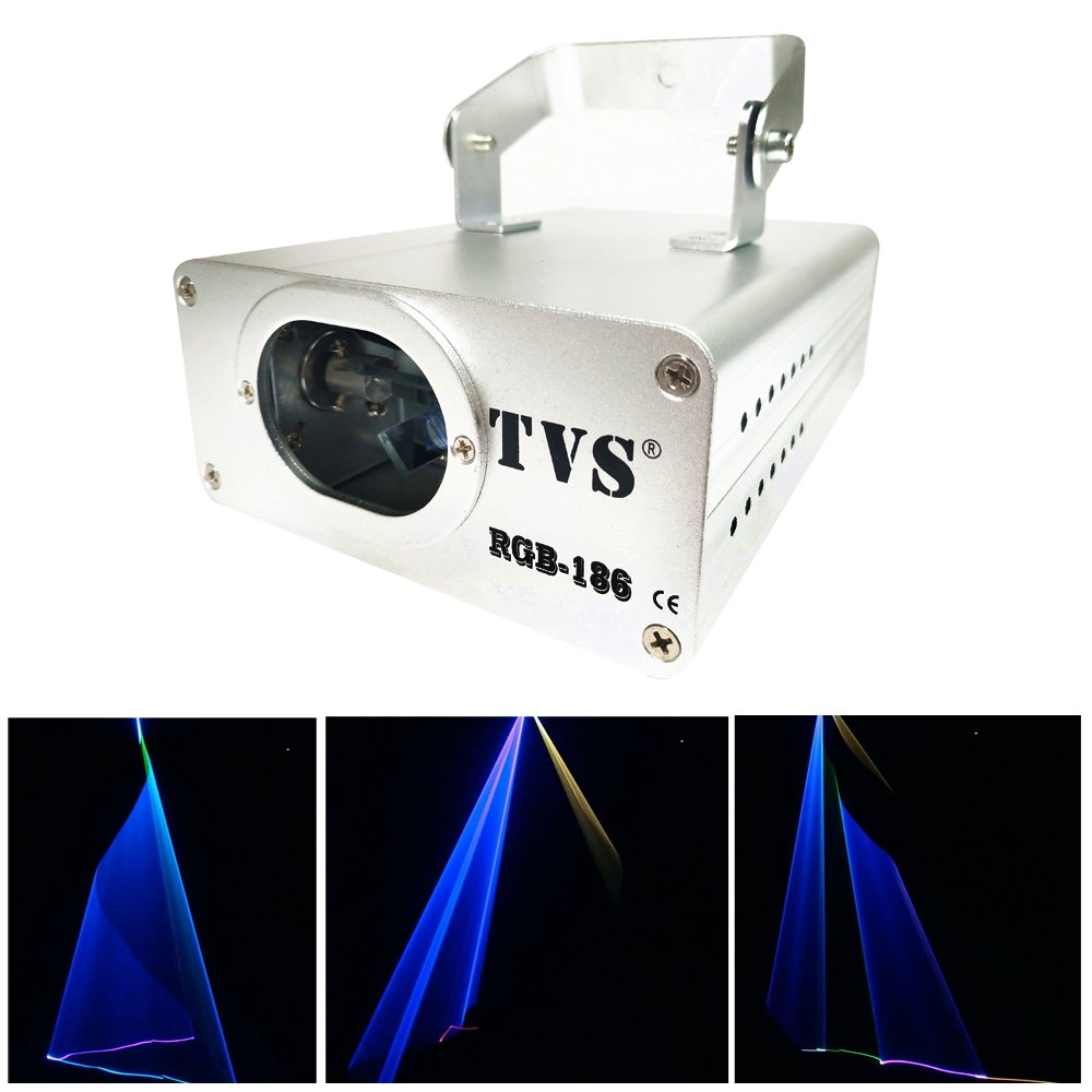 RGB-186 Laser 12W RGB LED Laser Landscape Projector 3D Lamp Disco Stage Party Effect Light - Edragonmall.com