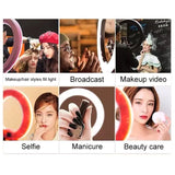 RL-18 45CM remote control 3 mobile phone Live Fill Light Selfie Ring light and Photographic lamp - Edragonmall.com