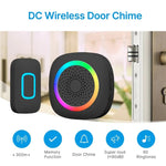 RL-3995 doorbell Battery-powered wireless doorbell with shining LED display Door bell - Edragonmall.com
