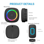 RL-3995 doorbell Battery-powered wireless doorbell with shining LED display Door bell - Edragonmall.com
