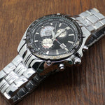 SB-007 CURREN Analog Black Dial Men's Watch - Edragonmall.com