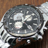 SB-007 CURREN Analog Black Dial Men's Watch - Edragonmall.com