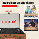 SD-2109 Carry-on type BT Speaker Bluetooth Audio Wireless Handheld Home KTV Singing Bar Outdoor Karaoke Mic Speakers All-in-one Equipment 4000mAh Battery - Edragonmall.com