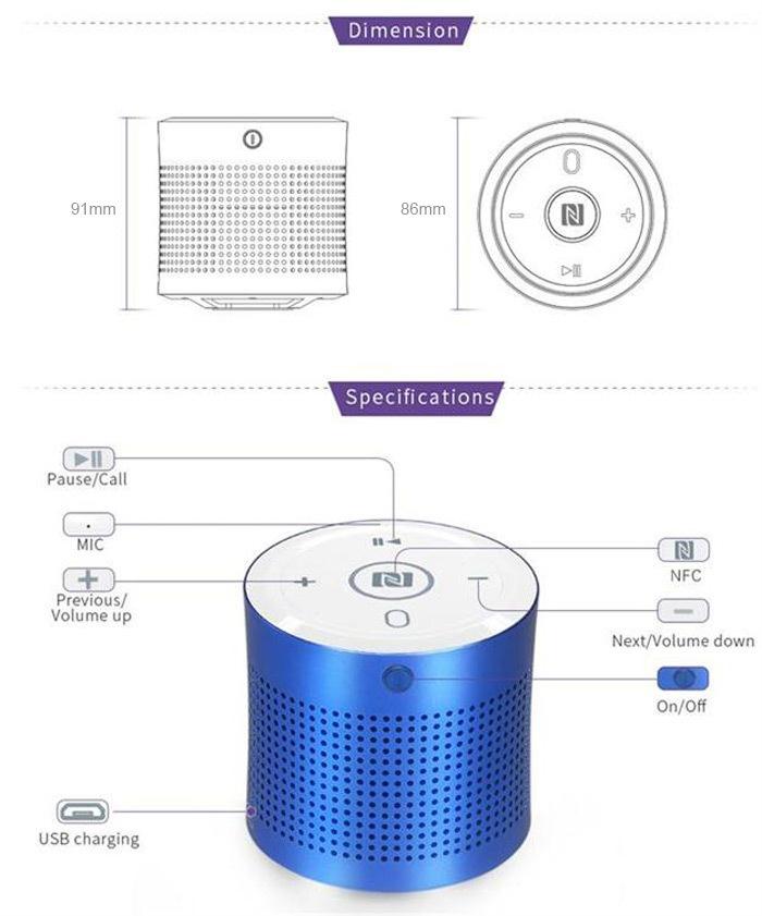 Thunder II Smart WiFi Bluetooth V4.0 Speaker - Edragonmall.com