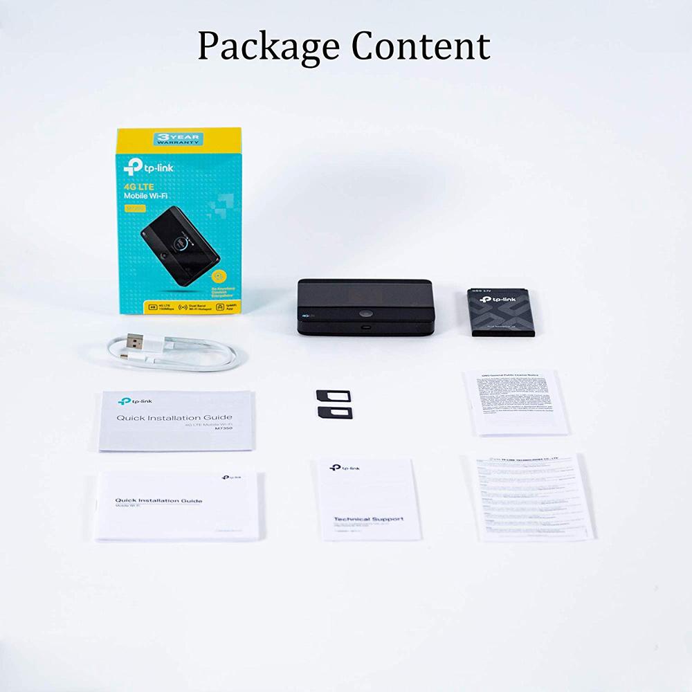 TP-Link M7350 4G Low-Cost Travel Wi-Fi, LTE-Advanced Mobile Wi-Fi Hotspot Share Dual Band Wi-Fi with Up to 10 Devices Long Lasting Battery Easy to Use - Edragonmall.com