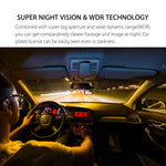 V3S Dual-Camera touch dashcam 1080P Full HD 4" IPS LCD Touch Screen Display Dual Lens Car Camera Car DVR - Edragonmall.com