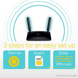 WIFI Router TP-Link Archer MR200 Cat4 + AC750 Mbps Dual Band 4G LTE WLAN Router - Edragonmall.com