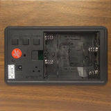 Wooden Cube Electronic Clock, Multifunction Alarm Clock with Light and Stand for Pens -vst-878s - Edragonmall.com