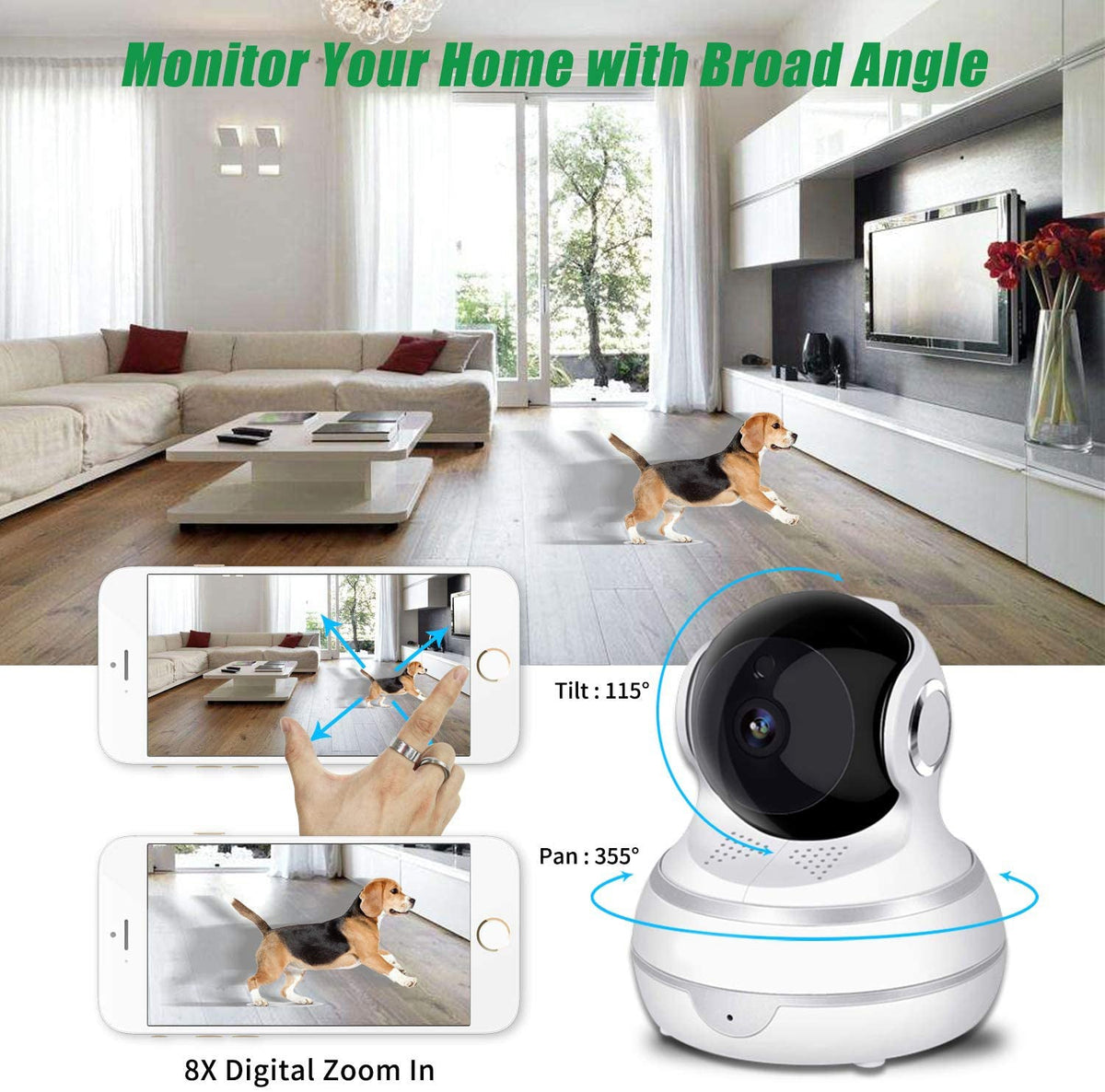 Xy R9820 F3 Wireless Home Security Camera 1080p Wifi Ip Camera