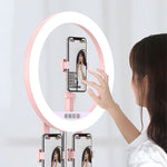 Y1 3 mobiles phones integrated fold live supplementary light | Pink - Edragonmall.com