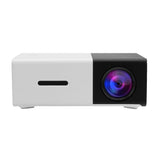 YG-300 LED Projector 400-600 Lumens 1080P Home Media Player With Remote Control -White - Edragonmall.com