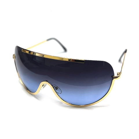 YJ-006 One-piece-style cool sunglasses jelly-colored sea tide trend two-color wild sunglasses - Edragonmall.com
