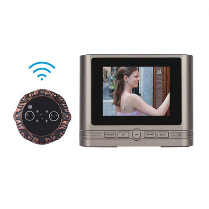 ZJA-Mini One Smart Doorphone Smart WiFi Peephole Doorbell With Infrared Cat Eye - Edragonmall.com